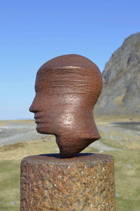 Steinbakk - Vestresand Lofoten Bostad Exterior photo